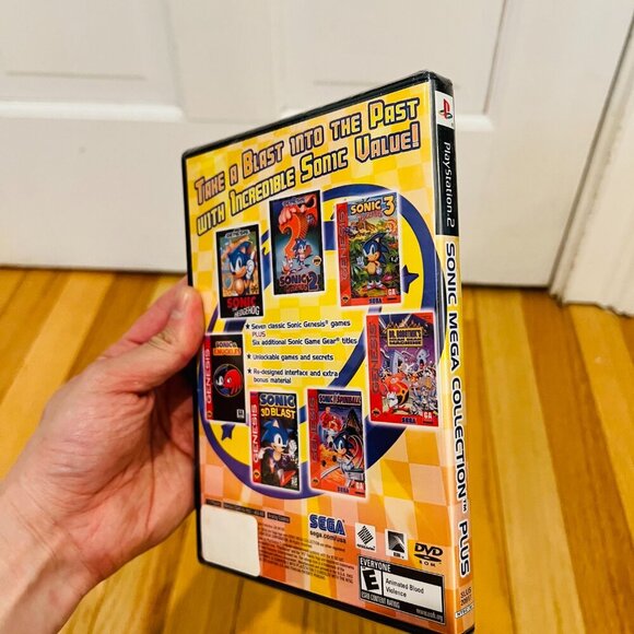 PLAYSTATION 2 - SONIC MEGA COLLECTION PLUS Game COMPLETE New BLACK LABEL PS2 - Picture 14 of 16